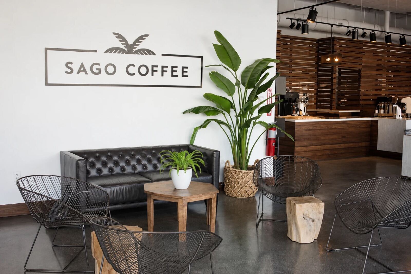 Sago Coffee shop interior in Jacksonville Beach