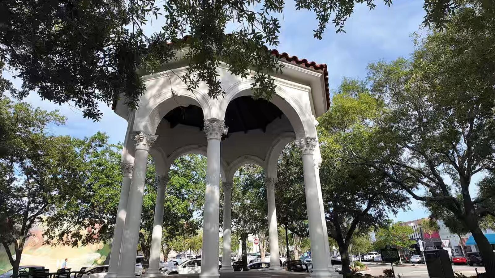Gazebo at Balis Park in San Marco, Jacksonville